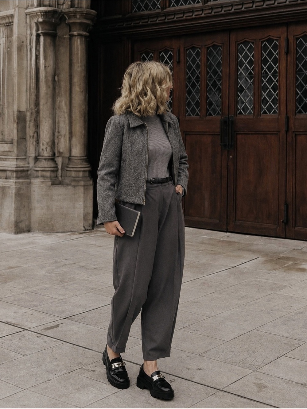 SANDRO 100% Wool Blazer Jacket
